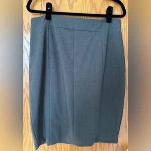 Grey Pencil Skirt